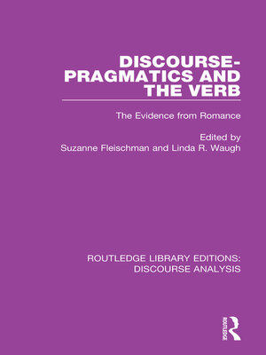 cover image of Discourse Pragmatics and the Verb